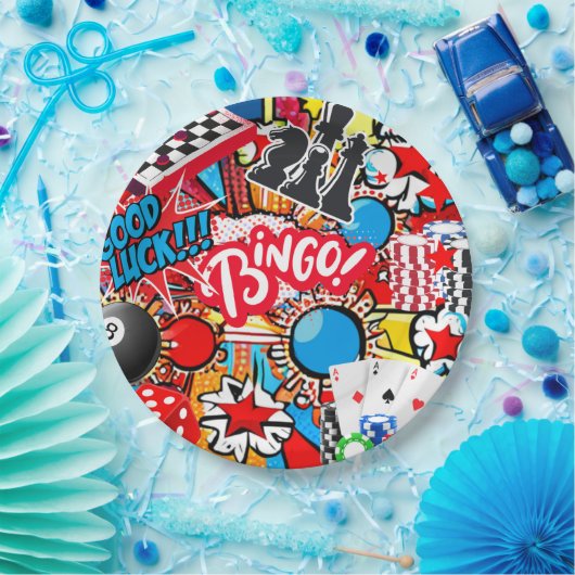 Game Night Papieren Bordje (Feest)