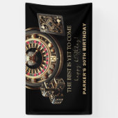 Game Night Party Gepersonaliseerde Gelukkige Verja Spandoek (Verticaal)