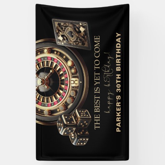 Game Night Party Gepersonaliseerde Gelukkige Verja Spandoek (Verticaal)