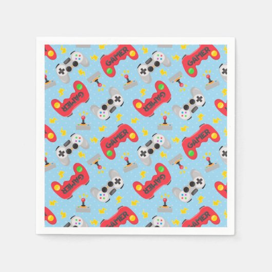 Game night party servet (Voorkant)