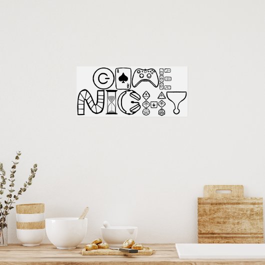 Game Night Poster (Keuken)