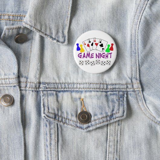 Game Night Ronde Button 5,7 Cm (In situ)