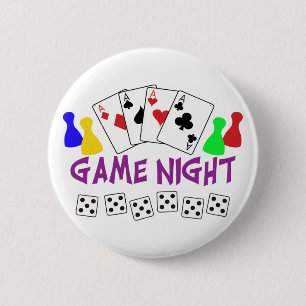 Game Night Ronde Button 5,7 Cm