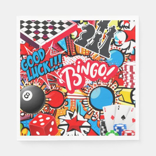 Game Night Servet (Voorkant)