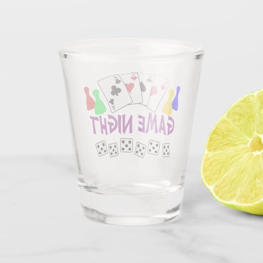 Game Night Shot Glas (Achterkant)