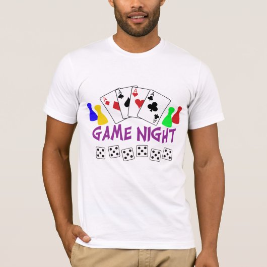Game Night T-shirt (Voorkant)