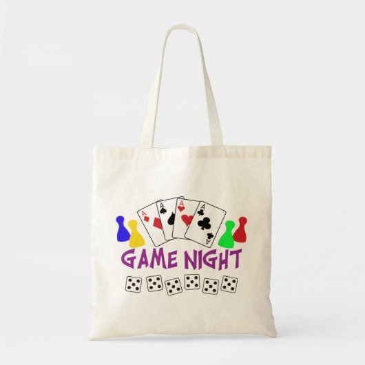 Game Night Tote Bag (Voorkant)