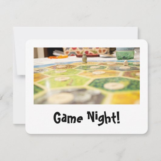 Game Night-uitnodigingen Kaart (Voorkant)