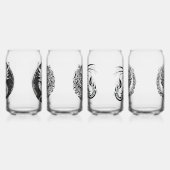 Game Night Unique Dragons 4 Personalize Text Blikvorm Glas (Links)