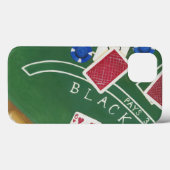 Game of Blackjack met chips van Chariklia Zarris Case-Mate iPhone Case (Achterkant (horizontaal))