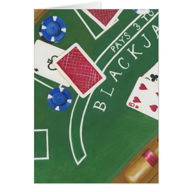 Game of Blackjack with Chips by Chariklia Zarris (Voorkant)