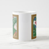 Game of Blackjack with Chips by Chariklia Zarris Grote Koffiekop (Voorkant)