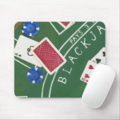 Game of Blackjack with Chips by Chariklia Zarris Muismat (Met muis)