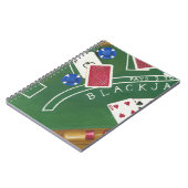 Game of Blackjack with Chips by Chariklia Zarris Notitieboek (Linkerzijde)
