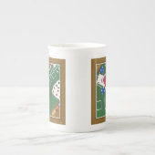 Game of Blackjack with Chips by Chariklia Zarris Porselein Kop (Voorkant)