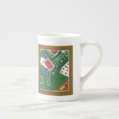 Game of Blackjack with Chips by Chariklia Zarris Porselein Kop (Rechts)