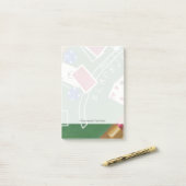 Game of Blackjack with Chips by Chariklia Zarris Post-it® Notes (Op bureau)