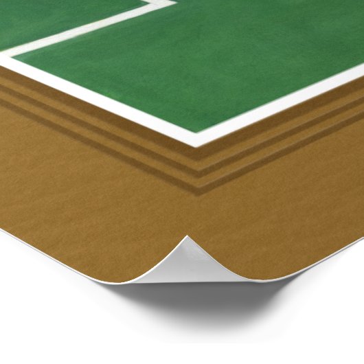 Game of Blackjack with Chips by Chariklia Zarris Poster (Hoek)