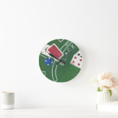 Game of Blackjack with Chips by Chariklia Zarris Ronde Klok (Huis)