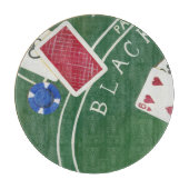 Game of Blackjack with Chips by Chariklia Zarris Snijplank (Voorkant)