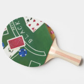 Game of Blackjack with Chips by Chariklia Zarris Tafeltennisbatje (Zijkant)
