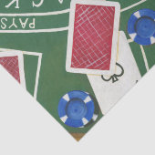 Game of Blackjack with Chips by Chariklia Zarris Tissuepapier (Detail)
