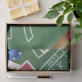 Game of Blackjack with Chips by Chariklia Zarris Tissuepapier (Geschenk)