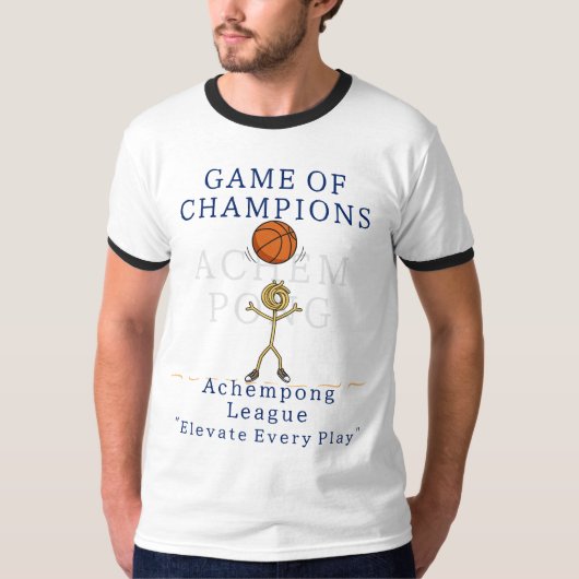 Game of Champions Achempong Basketball Personalize T-shirt (Voorkant)