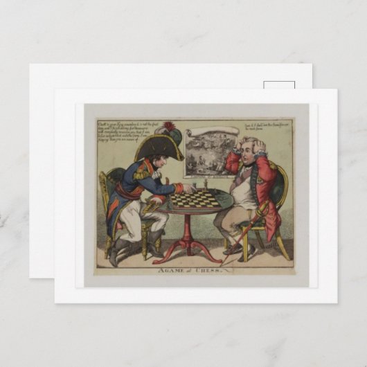 Game of Chess Briefkaart (Voorkant / Achterkant)