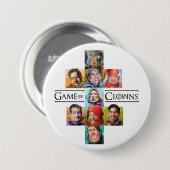 Game of Clowns Ronde Button 7,6 Cm (Voorkant /achterkant)