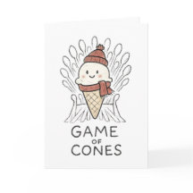 Game of Cones - Funny Christmas Card