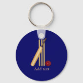Game of Cricket Sjabloon Sleutelhanger (Voorkant)