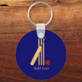 Game of Cricket Sjabloon Sleutelhanger (Voorkant)