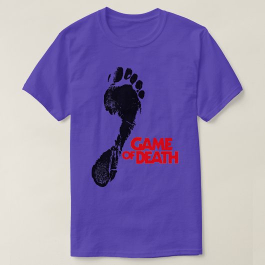 Game of Death-voetafdruk T-shirt (Design voorkant)