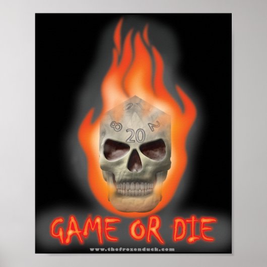 Game of Die Poster (Voorkant)