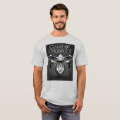 Game of Drones – Stark Direwolf Drone Emblem T-shirt (Voorkant volledig)