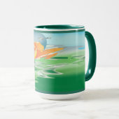 Game of Golf op Sunset Mok (Voorkant rechts)