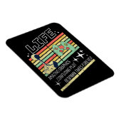 Game of Life Funny Retro Gamer Magneet (Rechterzijde)