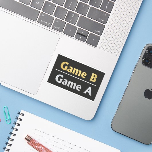 Game of Life sticker (Laptop met iPhone)