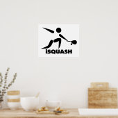 Game of Squash iSquash Logo Poster (Keuken)