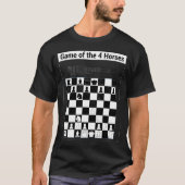 Game of the 4 Horses T-Shirt (Voorkant)