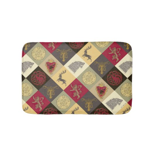 Game of Thrones Sigil Pattern Badmat (Voorkant)
