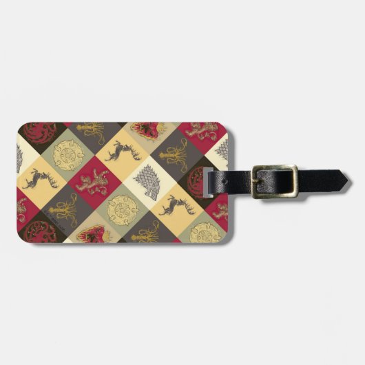 Game of Thrones Sigil Pattern Bagagelabel (Voorkant horizontaal)