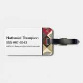 Game of Thrones Sigil Pattern Bagagelabel (Achterkant horizontaal)