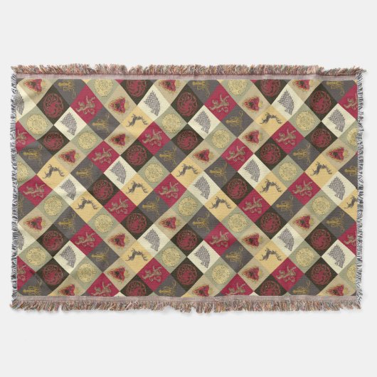 Game of Thrones Sigil Pattern Deken (Voorkant)