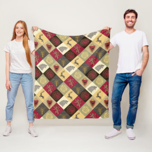 Game of Thrones Sigil Pattern Fleece Deken