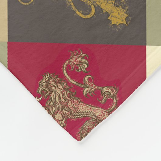Game of Thrones Sigil Pattern Fleece Deken (Hoek)