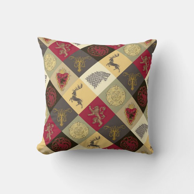 Game of Thrones Sigil Pattern Kussen (Voorkant)