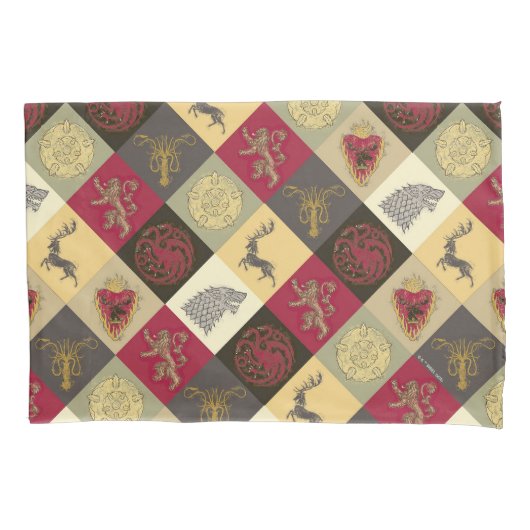 Game of Thrones Sigil Pattern Kussensloop (Voorkant)