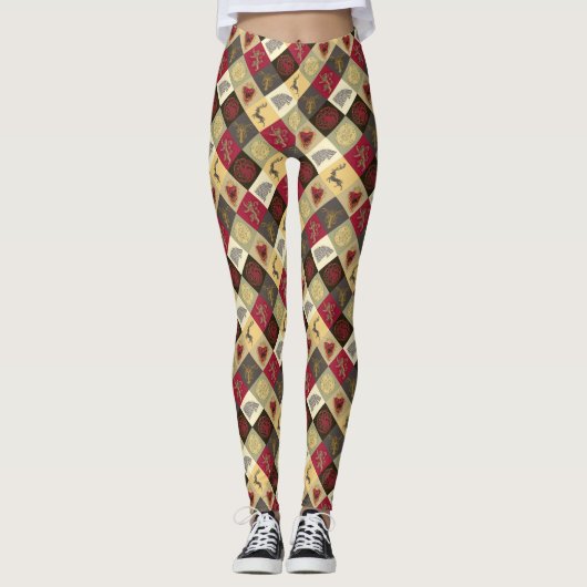 Game of Thrones Sigil Pattern Leggings (Voorkant)